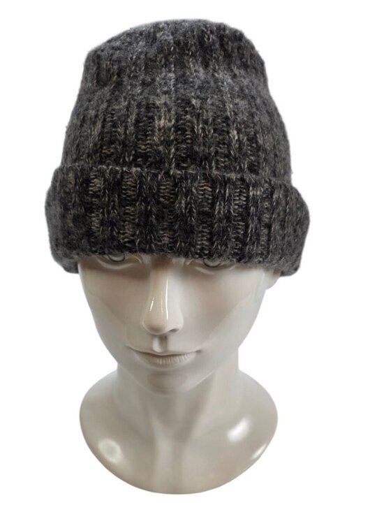 Carolyn Rowan 100% Cashmere Gray Winter Cap Soft Luxury Knit Hat One Size Warm main image 5